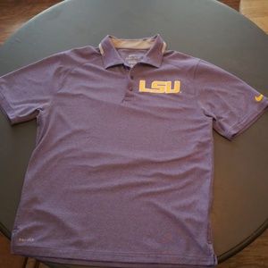 Nike LSU dryfit polo